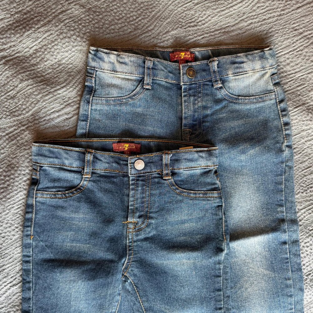 Bundle of 2 Seven for All Mankind Jeans — Size 3T